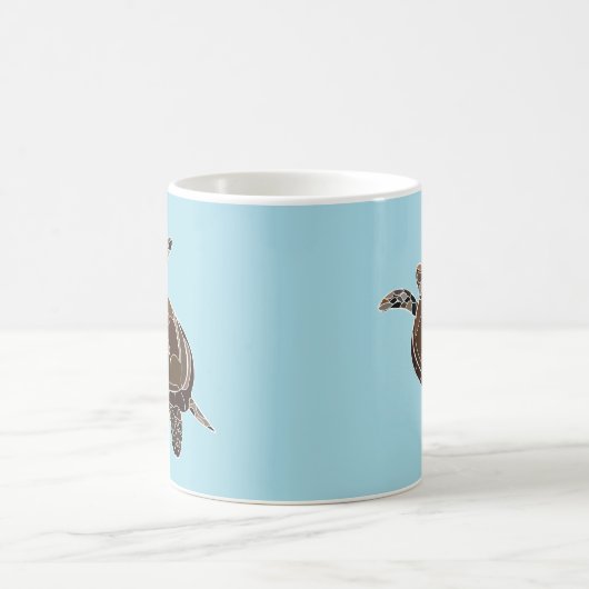 Zee Schildpad Kustleven Koffiemok (Center)