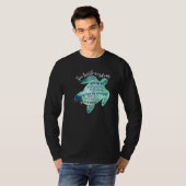 Zee Schildpad langzamer door het idee van de schil T-shirt (Voorkant volledig)