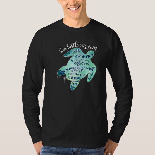Zee Schildpad langzamer door het idee van de schil T-shirt (Voorkant)