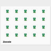 Zee schildpad langzamer hart sticker (Vel)
