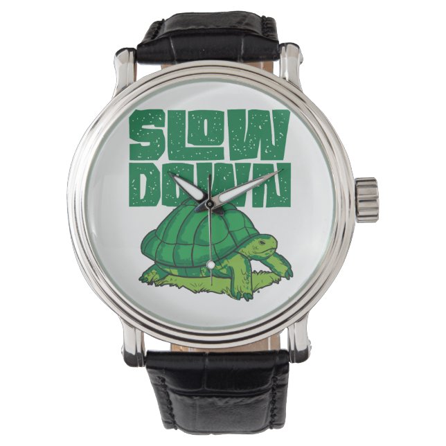 Zee schildpad langzamer horloge (Voorkant)