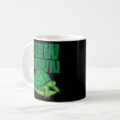 Zee schildpad langzamer koffiemok (Voorkant links)