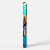 Zee Schildpad Levendige Oceaan Illustratie Case-Mate iPhone Case (Achterkant / Rechts)