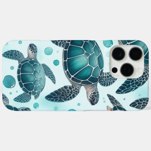 Zee Schildpad Life Case-Mate iPhone Case (Achterkant (horizontaal))