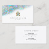 zee schildpad logo visitekaartje (Voorkant / Achterkant)