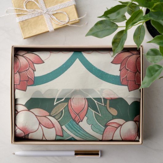 Zee Schildpad Lotus Zeeen Schildpadden Tissuepapier (Geschenk)