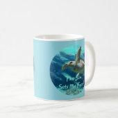 Zee Schildpad Lover 11 ounce keramische Mok (Voorkant rechts)