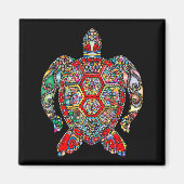 zee schildpad magneet (Voorkant)