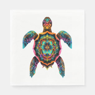 Zee Schildpad Mandala Zee Oceaan Dier Kunstwerk Bo Servet