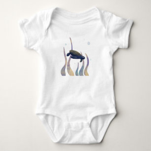 Zee schildpad met zeewier romper