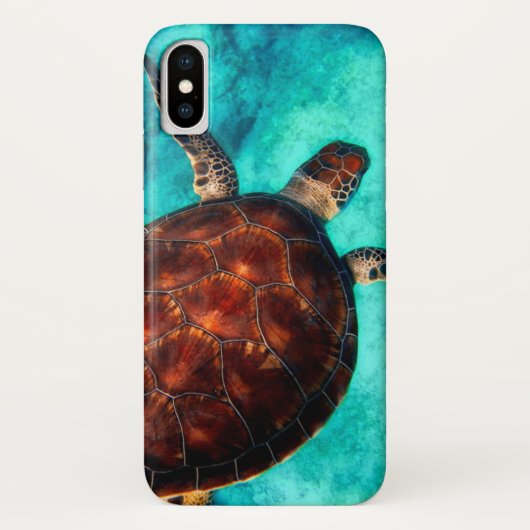 Zee Schildpad Mobiele Telefoon Hoesje (Achterkant)