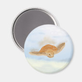 Zee schildpad onder water. magneet (Voorkant / Achterkant)