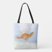 Zee schildpad onder water. tote bag (Achterkant)