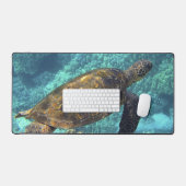 Zee schildpad onderwater of uw foto bureaumat (Keyboard & Muis)