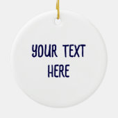 Zee schildpad onderwater waterverf Stijl Keramisch Ornament (Achterkant)