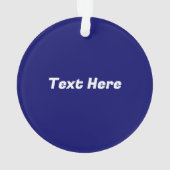 Zee schildpad onderwater waterverf Stijl Ornament (achterkant)