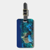 Zee schildpad op Great Barrier Reef Bagagelabel (Voorkant verticaal)