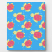 Zee Schildpad Patroon Fotoplaat (Voorkant)