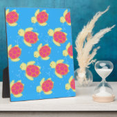 Zee Schildpad Patroon Fotoplaat (Zijkant)