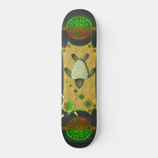 Zee schildpad persoonlijk skateboard (Voorkant)