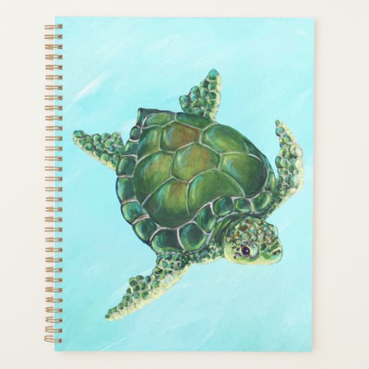 Zee schildpad planner (Voorkant)