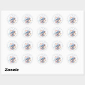 Zee Schildpad Ronde Stickers (Vel)