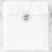 Zee Schildpad Ronde Stickers (Tas)