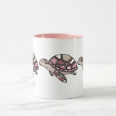 Zee Schildpad roze Mok (Midden)