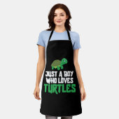 Zee schildpad schildpad gewoon een jongen die schort (Gedragen)