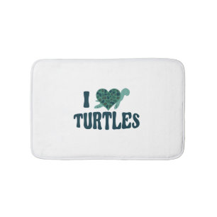 Zee schildpad schildpad hart ik hou badmat