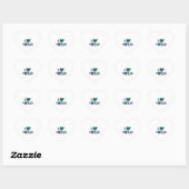 Zee schildpad schildpad hart ik hou hart sticker (Vel)