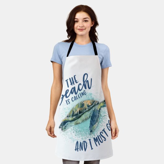 zee schildpad schort (Gedragen)