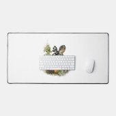 Zee Schildpad Shirt Dieren Herfst Pompoen Bureaumat (Keyboard & Muis)