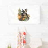 Zee Schildpad Shirt Dieren Herfst Pompoen Spandoek (Insitu)