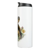 Zee Schildpad Shirt Dieren Herfst Pompoen Thermosbeker (Geroteerd rechts)