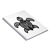 Zee schildpad silhouet notitieboek (Rechterzijde)