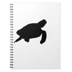 Zee Schildpad Silhouet Notitieboek