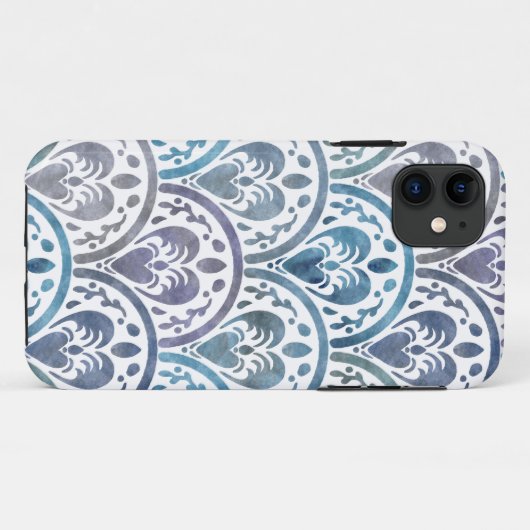 Zee Schildpad Sint-Jakobsschelp Patroon Case-Mate iPhone Case (Achterkant (horizontaal))