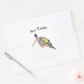 Zee Schildpad Stickers (Envelop)