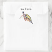 Zee Schildpad Stickers (Tas)