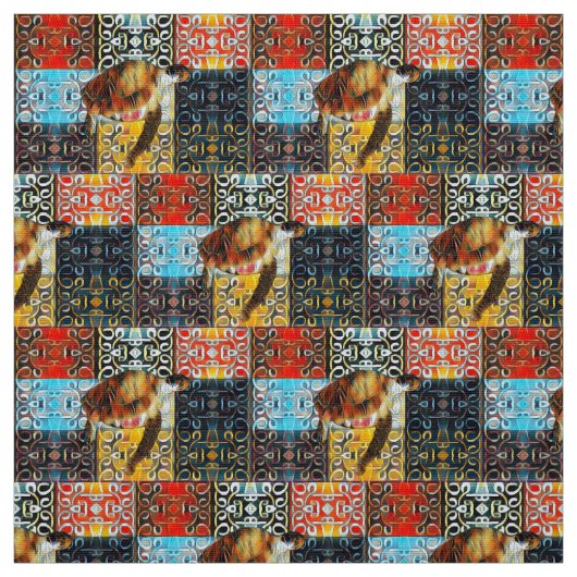 Zee schildpad stof (Swatch)