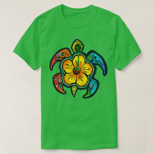 Zee schildpad t-shirt (Design voorkant)