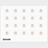 Zee schildpad Tortoise Waarschuwing mei Hart Sticker (Vel)