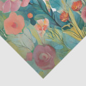 Zee Schildpad Verdwenen In De Tuin Tissuepapier (Detail)