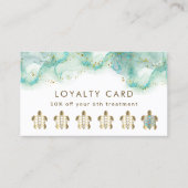 zee schildpad visitekaartje (Voorkant)