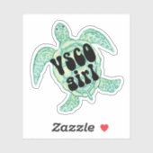 Zee schildpad vsco sticker (Vel)
