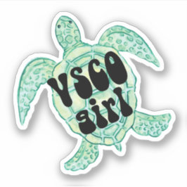 Zee schildpad vsco sticker