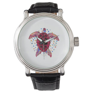 Zee schildpad zeedier gift schildpad horloge