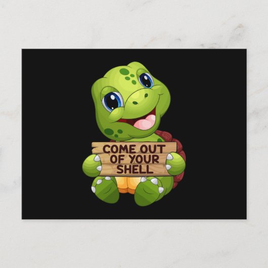 Zee schildpad zeeschildpadden oceaan dierlijk cade briefkaart (Voorkant)