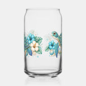 Zee Schildpad Zomer Blikvorm Glas (Rechts)